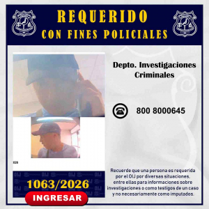 Requerido OIJ San José: 1063-2026