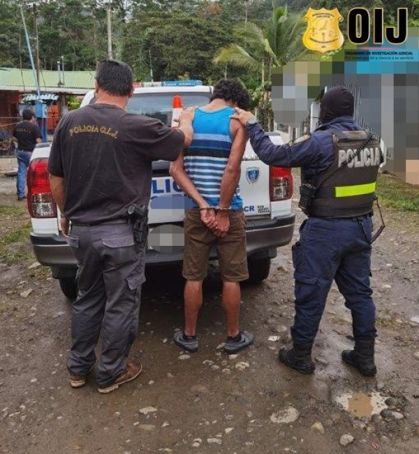 OIJ Subdelegación Regional de Turrialba: Un hombre fue detenido como sospechoso de varios delitos en perjuicio de adultos mayores