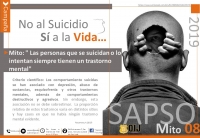 Campaña contra el suicidio: Mitos detrás del suicidio