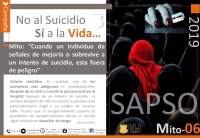 Campaña contra el suicidio: Mitos detrás del suicidio