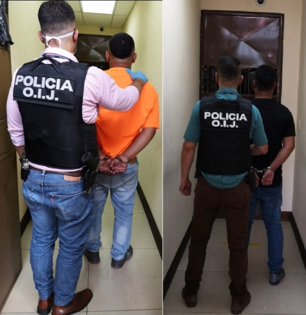 OIJ Sección de Delitos Contra la Integridad Física y Tránsito: Dos hombres fueron detenidos como sospechosos de Tentativa de Homicidio.