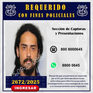 Requerido OIJ San José: 2672-2025