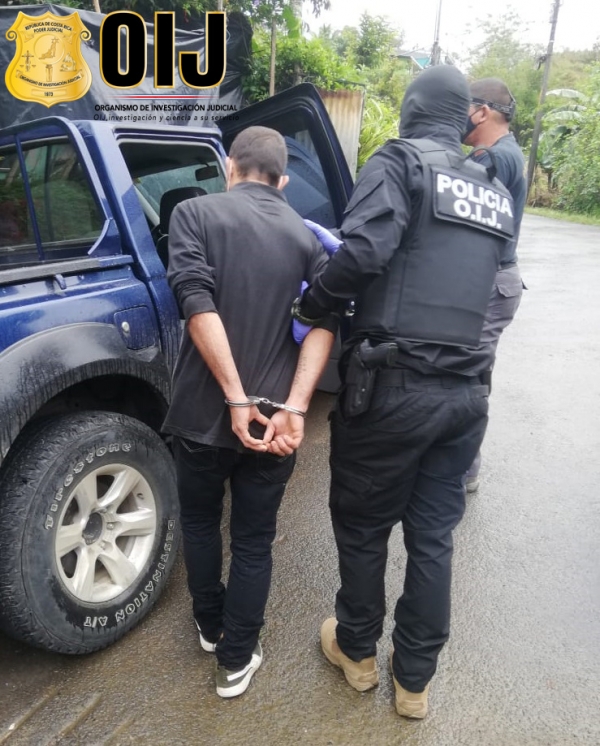 OIJ Subdelegación Regional de Turrialba: Miembros de una familia fueron detenidos como sospechosos de venta de droga