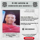 Desaparecido OIJ San José: Bryan Alfredo Arcentales Mero
