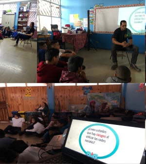 Estudiantes de la Esc. Esmeralda Oreamuno en Tibás reciben capacitación respecto al uso y abuso de Redes Sociales