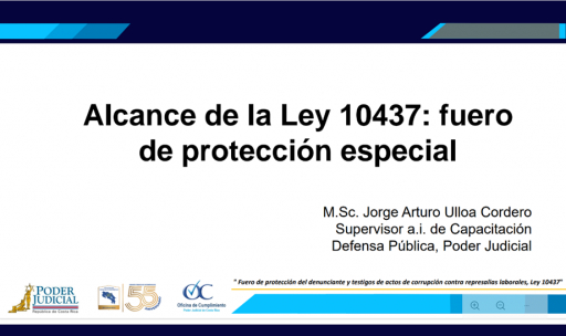 PRIT: Ley 10437 Protección Personas Denunciantes y testigos de actos de corrupción