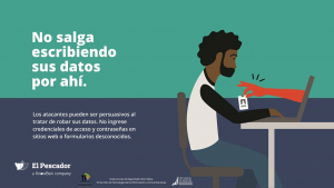 No salga escribiendo sus datos por ahí