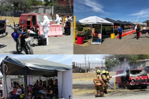 OIJ de Heredia participa en el IV Simulacro de Gestión del Riesgo Vial