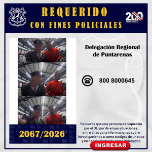 Requeridos OIJ Puntarenas: 2067-2027