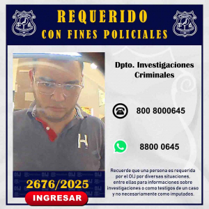 Requerido OIJ San José: 2676-2025