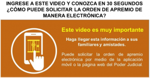 ¿Cómo puedo solicitar la orden de apremio de manera electrónica?