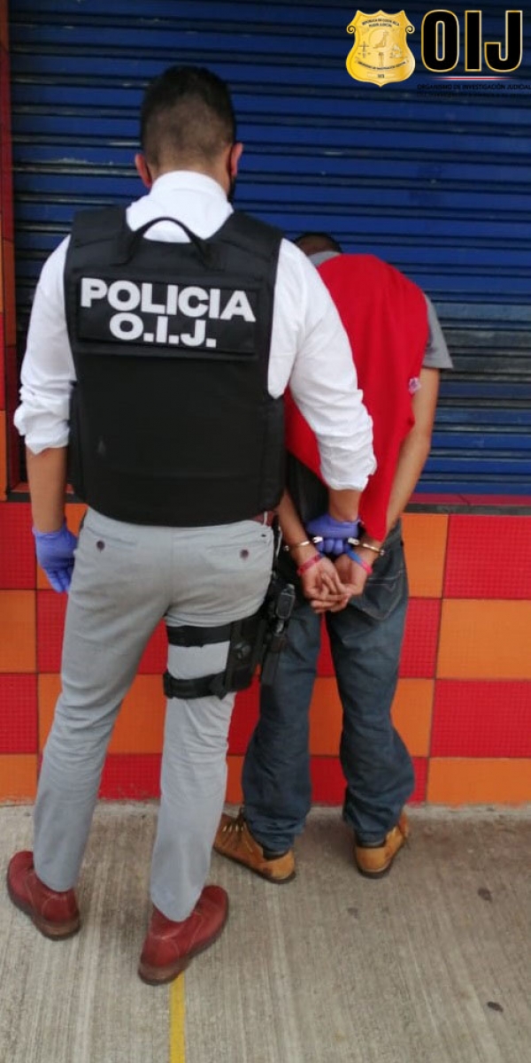 OIJ Delegación Regional de Heredia: Un hombre fue detenido como sospechoso de venta de droga