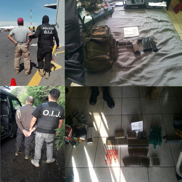 OIJ Sección de Estupefacientes: Detenidos cuatro hombres sospechosos de transporte de drogas