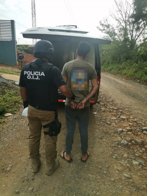 OIJ Delegación Regional de Pérez Zeledón: Un hombre fue detenido como sospechoso de asaltos a local comercial