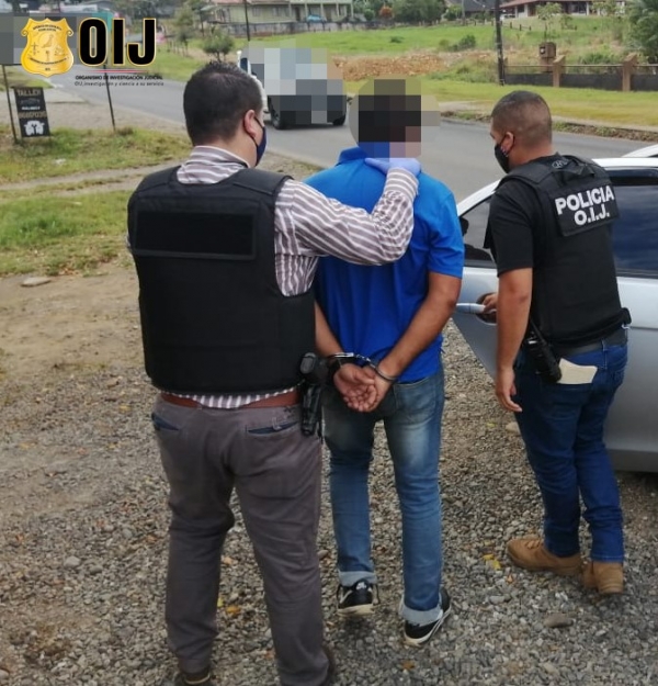 OIJ Delegación Regional de San Carlos: Sospechoso de vender droga fue detenido esta mañana