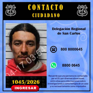 Contacto ciudadano OIJ San Carlos: 1045-2026