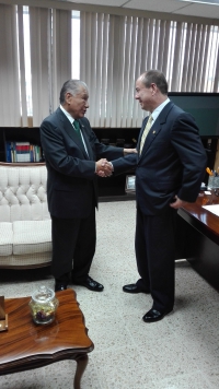 Visita del embajador de México