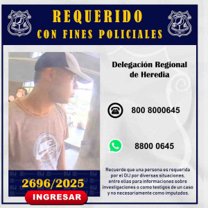Requerido OIJ Heredia: 2696-2025