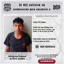 No localizado OIJ Pérez Zeledón: Salmón Pineda Palacios