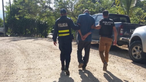 OIJ Delegación Regional de Corredores: Sospechoso de venta de droga fue detenido esta mañana