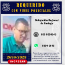 Requerido OIJ Cartago: 2699-2025