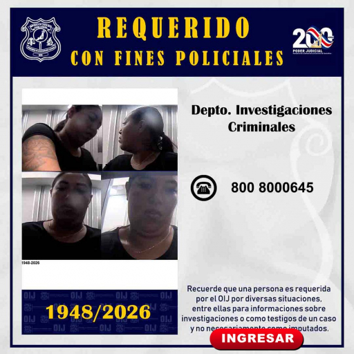 Requerida OIJ San José: 1948-2026