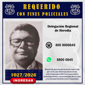 Requerido OIJ Heredia: 1027-2026