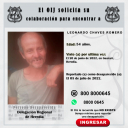 Desaparecido OIJ Heredia: Leonardo Chaves Romero