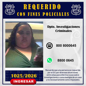 Requerida OIJ San José: 1025-2026.