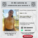 No localizada OIJ Los Chiles: Hillay Nicole Venegas Montero