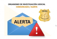 OIJ Delegación Regional de Corredores: Agentes judiciales alertan a la población ante posible estafa.