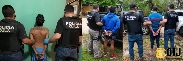 OIJ Subdelegación Regional de Nicoya: Tres masculinos fueron detenidos como sospechosos de Asalto a vivienda