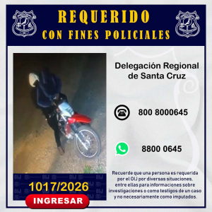 Requerido OIJ Santa Cruz: 1017-2026