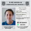Desaparecida OIJ San Ramón: Ruby Fernanda Arroyo Salas